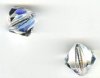 1 12mm Preciosa Crystal AB Bicone